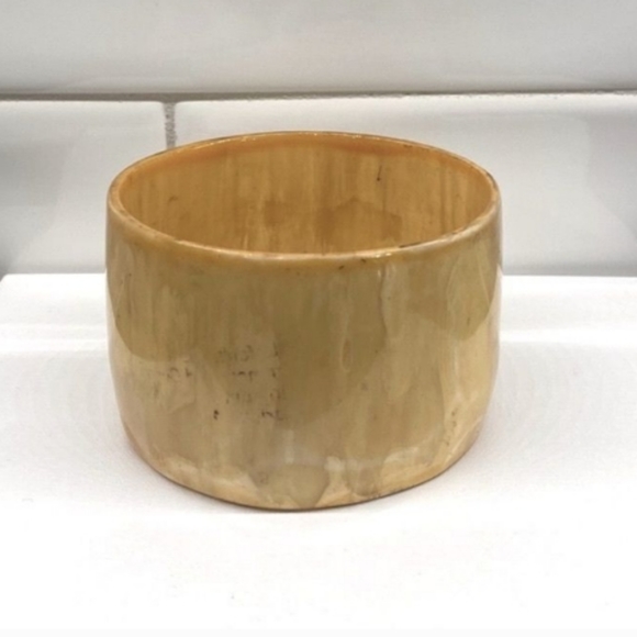 Uganda Africa Buffalo Horn Cuff Bracelet - Picture 2 of 3